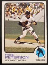 1973 Topps Base Set #82 Fritz Peterson