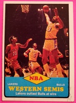 1973 Topps Base Set #64 NBA Western Semis