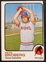 1973 Topps Base Set #162 Pete Broberg