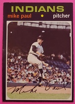 1971 Topps Base Set #454 Mike Paul