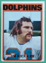 1972 Topps Base Set #9 Jim Kiick