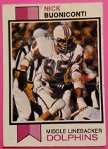 1973 Topps Base Set #214 Nick Buoniconti