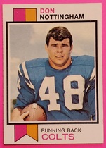 1973 Topps Base Set #454 Don Nottingham