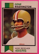 1973 Topps Base Set #460 Gene Washington