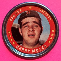 1971 Topps Coins Inserts #6 Jerry Moses