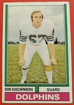 1974 Topps Base Set #225 Bob Kuechenberg