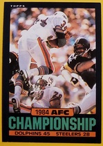 1985 Topps Base Set #8 84 AFC Championship