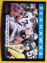 1985 Topps Base Set #380 Seattle Seahawks