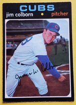 1971 O-Pee-Chee OPC Base Set #38 Jim Colborn