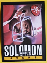 1985 Topps Base Set #161 Freddie Solomon