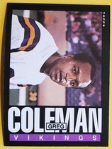 1985 Topps Base Set #92 Greg Coleman