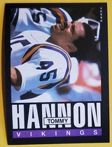 1985 Topps Base Set #93 Tommy Hannon