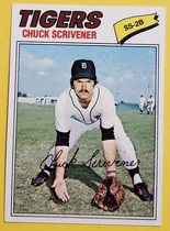 1977 Topps Base Set #173 Chuck Scrivener