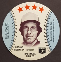 1977 MSA Chilly Willee Disc #NNO Brooks Robinson