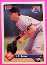 1993 Donruss Base Set #110 J.T. Snow