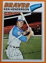1977 Topps Base Set #242 Ken Henderson