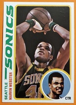 1978 Topps Base Set #19 Marvin Webster