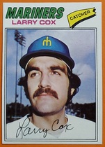 1977 Topps Base Set #379 Larry Cox