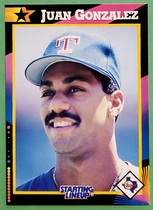 1992 Kenner Starting Lineup Cards #15 Juan Gonzalez