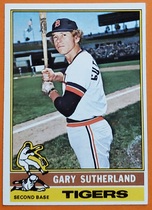 1976 Topps Base Set #113 Gary Sutherland