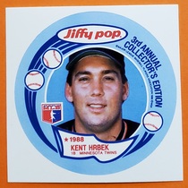 1988 MSA Jiffy Pop Square #10 Kent Hrbek