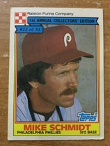 1984 Ralston Purina #22 Mike Schmidt