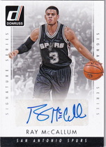2015 Donruss Signature Series #SS-RM Ray Mccallum