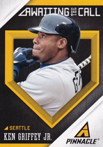 2013 Panini Pinnacle Awaiting the Call #AC10 Ken Griffey Jr.