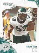 2010 Score Base Set #226 Trent Cole