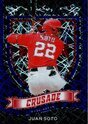 2021 Panini Chronicles Crusade Blue Velocity #18 Juan Soto