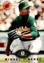 1995 Stadium Club Base Set #201 Miguel Jiminez