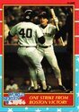 1987 Fleer Glossy World Series #WS10 Dave Henderson