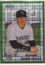 2010 Bowman Chrome Prospects X-Fractors (Green) #BCP135 Jordan Pacheco