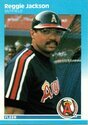 1987 Fleer Glossy #84 Reggie Jackson