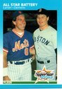 1987 Fleer Glossy #634 Gary Carter|Roger Clemens