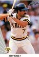 1990 Leaf Base Set #163 Jeff King