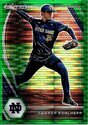 2021 Panini Prizm Draft Picks Green Pulsar Prizm #135 Tanner Kohlhepp