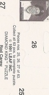 1992 Donruss Rod Carew Puzzle (1991 Copyright Date) #25 Carew Puzzle