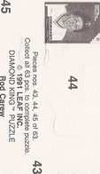 1992 Donruss Rod Carew Puzzle (1991 Copyright Date) #43 Carew Puzzle