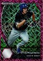 2021 Panini Prizm Draft Picks Pink Velocity Prizm #PDP93 Drew Gray