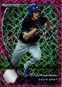 2021 Panini Prizm Draft Picks Pink Velocity Prizm #93 Drew Gray