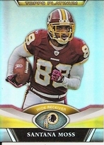 2011 Topps Platinum Base Set #63 Santana Moss