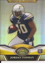 2011 Topps Platinum Base Set #78 Jordan Todman