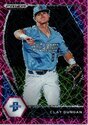 2021 Panini Prizm Draft Picks Pink Velocity Prizm #PDP209 Clay Dungan