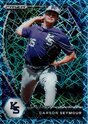 2021 Panini Prizm Draft Picks Hyper Blue & Carolina Blue Prizm #PDP172 Carson Seymour