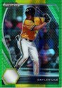 2021 Panini Prizm Draft Picks Hyper Green & Yellow Prizm #PDP47 Daylen Lile