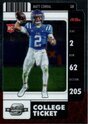 2022 Panini Chronicles Draft Picks Contenders Optic #3 Matt Corral