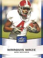 2012 Leaf Draft #32 Marquis Maze