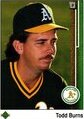 1989 Upper Deck Base Set #718 Todd Burns