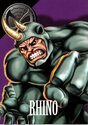 1996 Fleer SkyBox Marvel Vision #16 Rhino